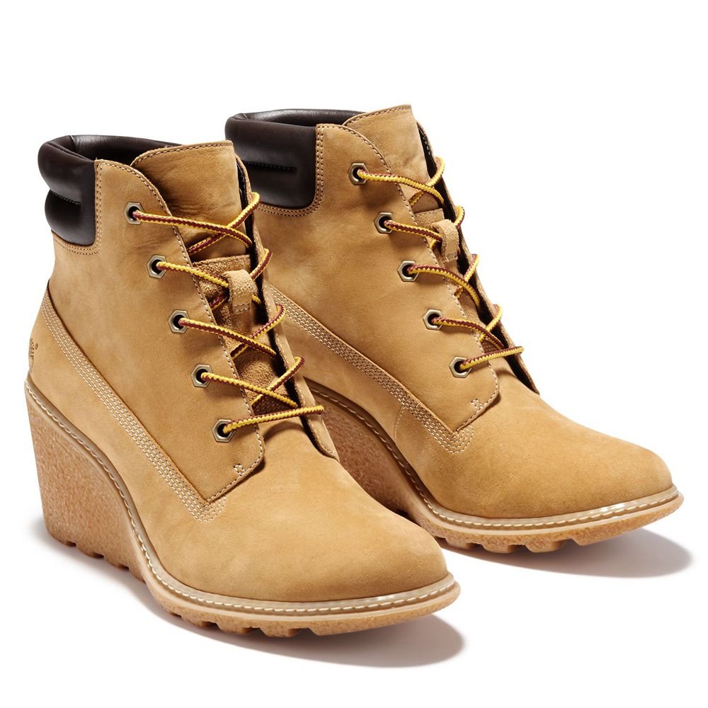 Timberland 6-Inch Μποτακια Γυναικεια Καφε - Amston - Greece 0148932-AK